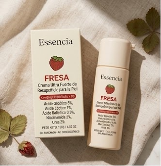 Piel de Fresa™ — Crema Alisadora de Triple Ácido | 120g